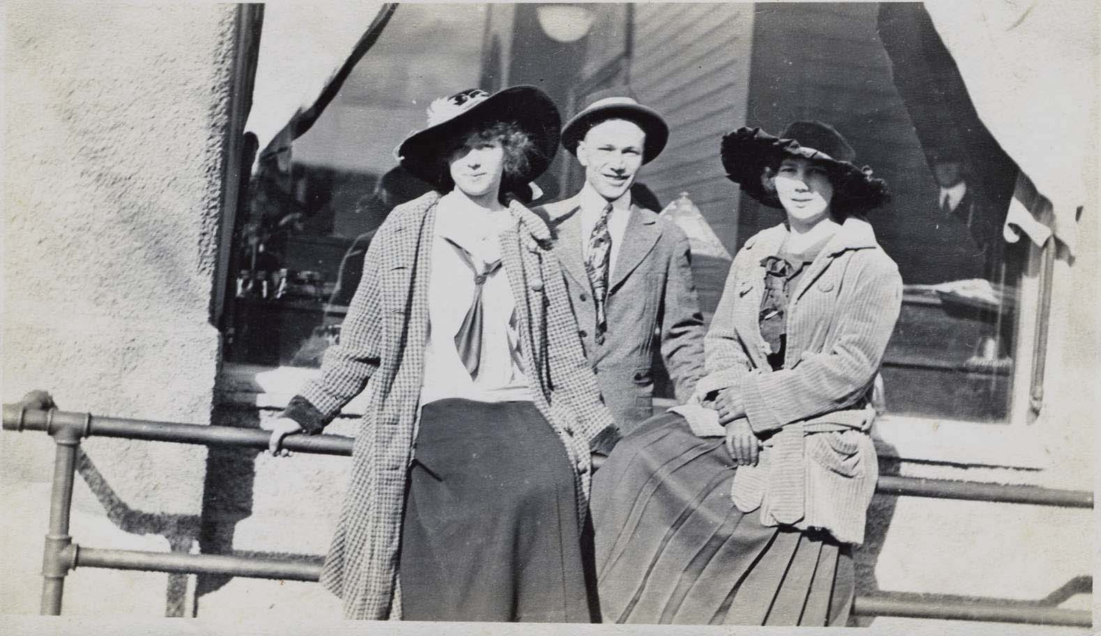 Karen on left, Harry in middle, Goldfield Nevada